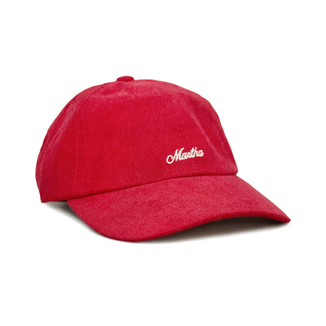 Gorro Martha Alba Dad Hat Rojo