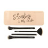 Set Brochas de Maquillaje para Rostro en Lata Set Brochas de Maquillaje para Rostro en Lata