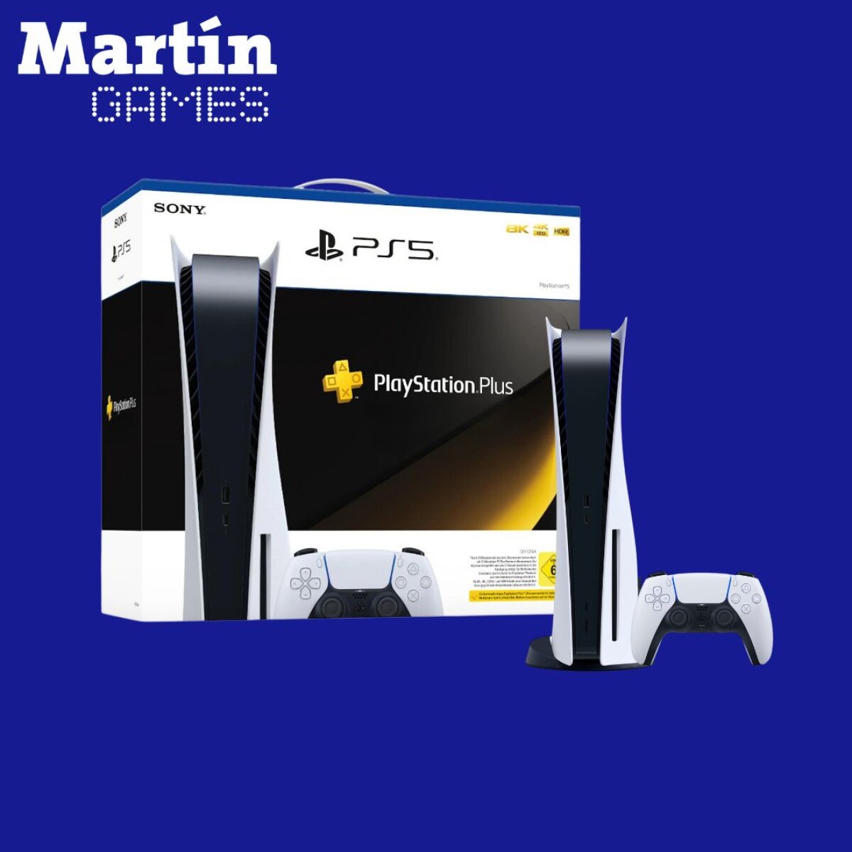 PS5 PLAYSTATION 5 SLIM CON LECTORA 0KM + 3 MESES DE PLASTATION PLUS 