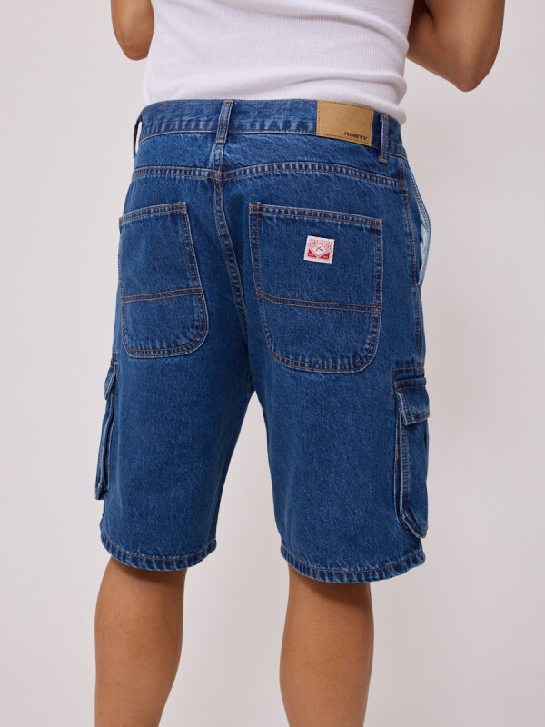 BERMUDA JEAN HARVY RUSTY Azul Medio