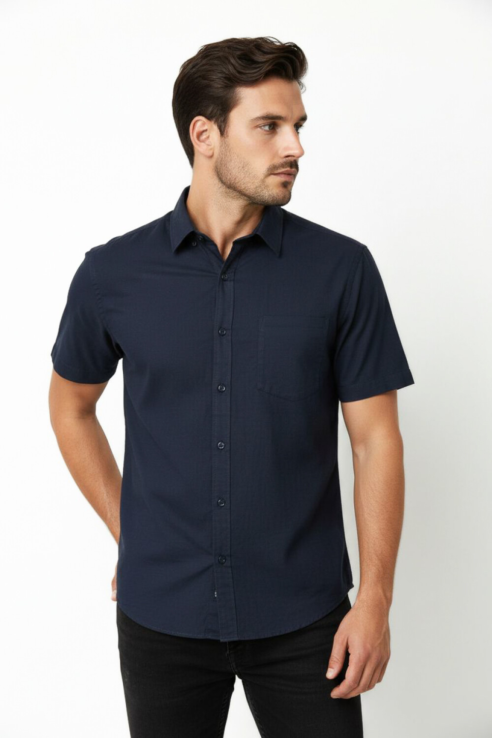 Camisa Exodo Azul Marino