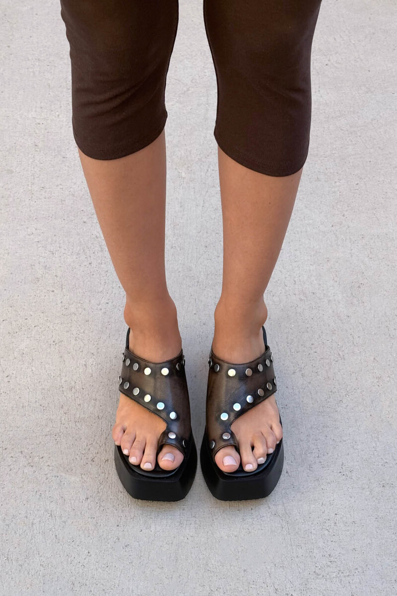 SANDALIA VINTAGE Marron