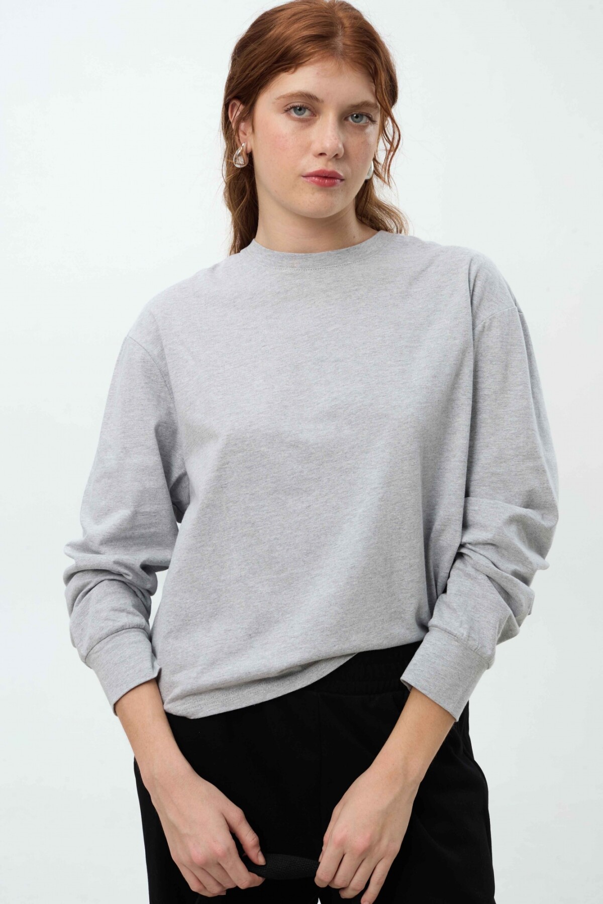 Remera Cádiz Gris Melange