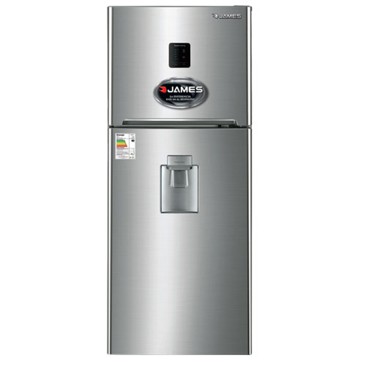 REFRIGERADOR JAMES J 501 DE Inverter A.Inox DISPENSADOR - Sin color 