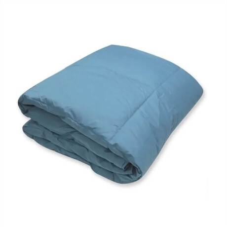 Acolchado Pluma 2 Plazas Dohler Home Class Ropa Cama Azul índigo
