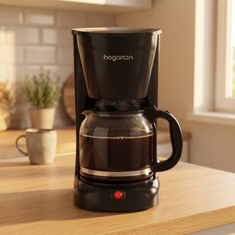 Cafetera De Goteo HOGARON HGCF18BK 1.8L 950W Capacidad 12-14 Tazas Filtro Reutilizable Función Mantener Caliente Cafetera De Goteo HOGARON HGCF18BK 1.8L 950W Capacidad 12-14 Tazas Filtro Reutilizable Función Mantener Caliente