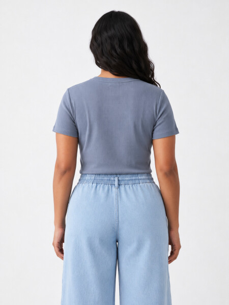 REMERA GALTHER AZUL PIEDRA