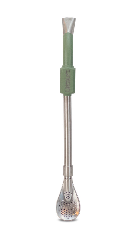 BOMBILLA GALACTIC ACERO INOXIDABLE OLIVA