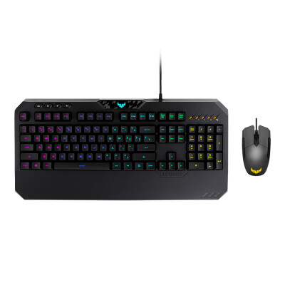 Combo Gaming Asus Tuf M5 K5 Usb Rgb 6200dpi Membrana Combo Gaming Asus Tuf M5 K5 Usb Rgb 6200dpi Membrana