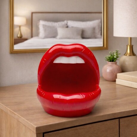DECORACION LIPS ROJO - -