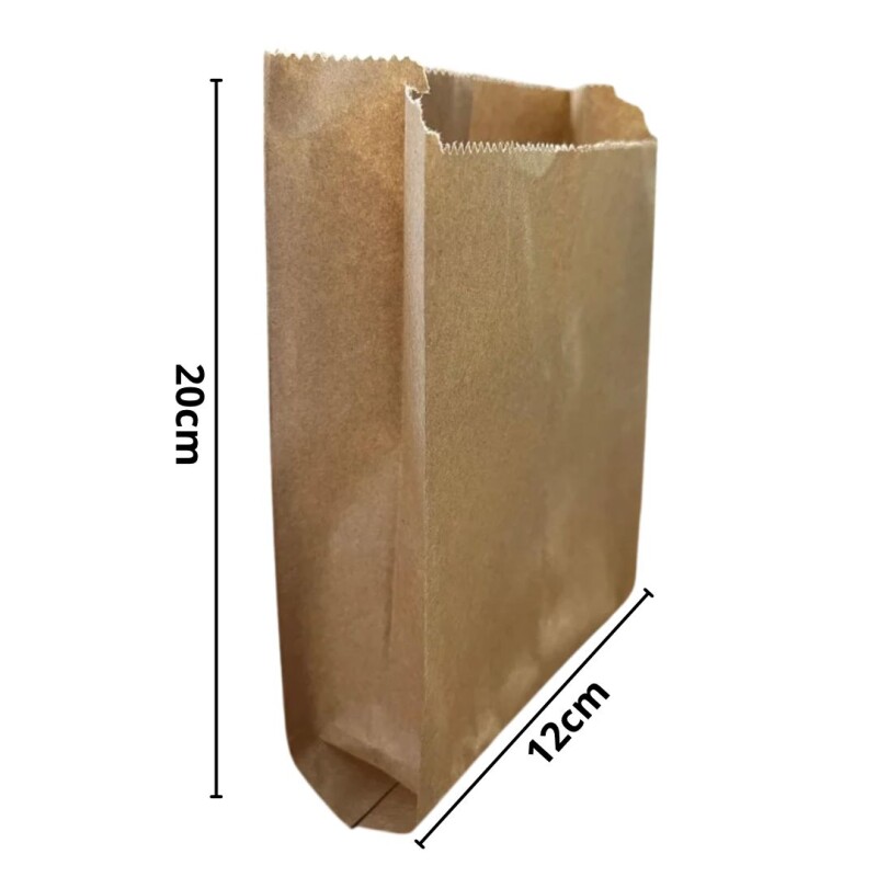BOLSA DE PAPEL PREMIUN PACKx50 • 12x20cm BOLSA DE PAPEL PREMIUN PACKx50 • 12x20cm