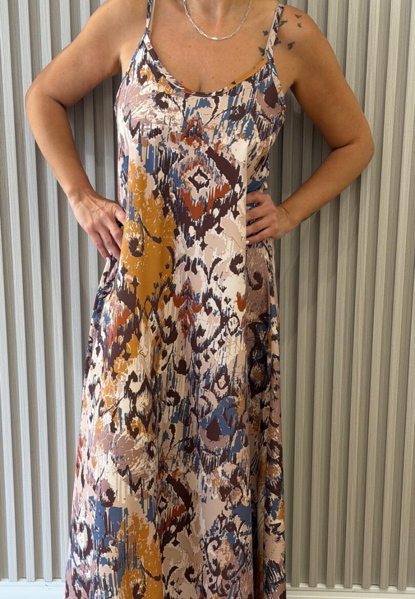 Vestido Libertad Marron