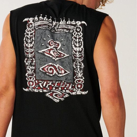 Musculosa Rip Curl Disorder Boneyards Muscle - Negro Musculosa Rip Curl Disorder Boneyards Muscle - Negro