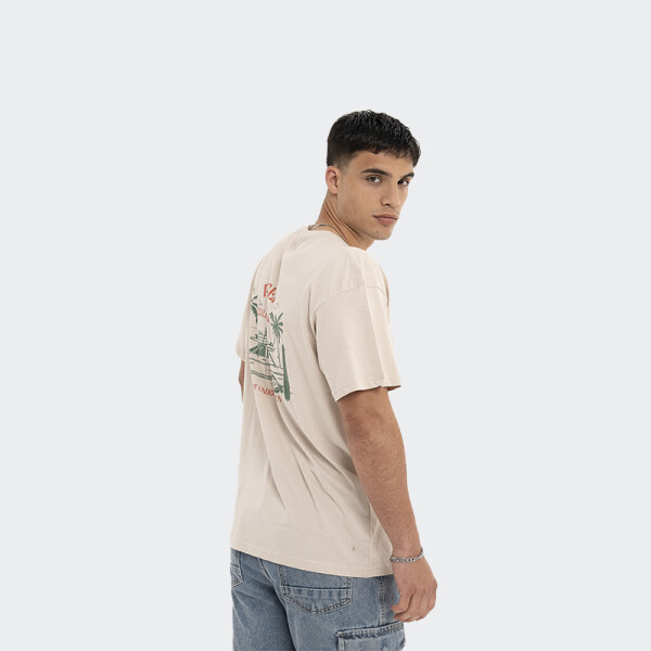 Remera Reef Oversize Beige