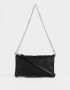 Bandoleras Boho Bandolera De Cuerina Con Solapa - Negro