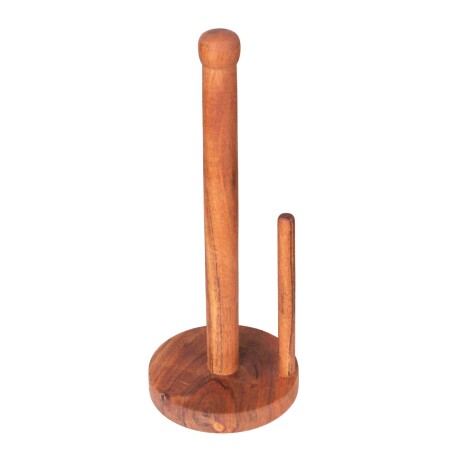 PORTARROLLOS PAPEL COCINA MADERA-ACACIA NATURAL-BEIGE 9198