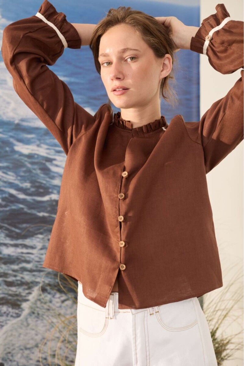 Blusa Arroyo - Chocolate 