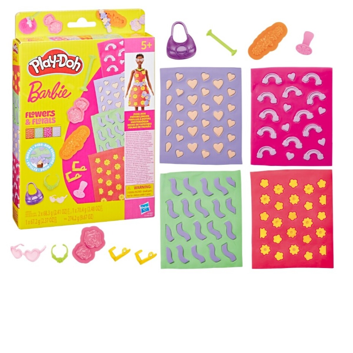Set De Masas Play Doh Barbie Paquetes De Accesorios Ub 