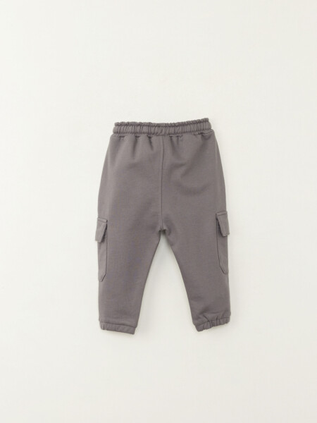 Pantalón deportivo cargo jogger bolsillos Gris Oscuro