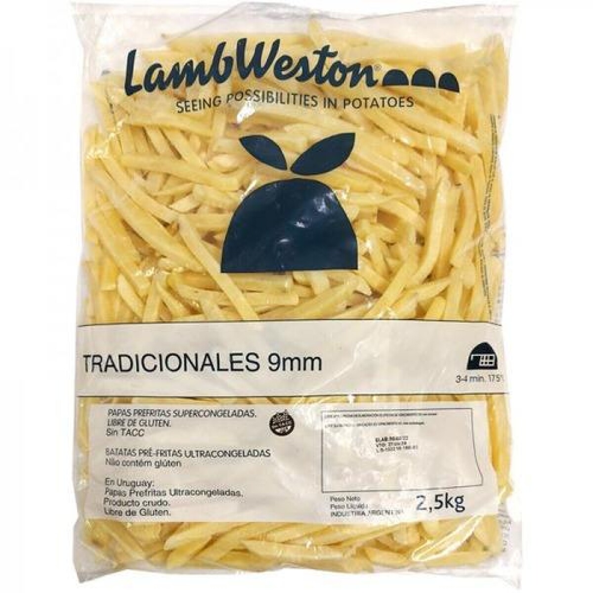 Papas Fritas Lambweston 2.5 KG 