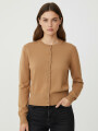 Cardigan Sacur Beige Oscuro