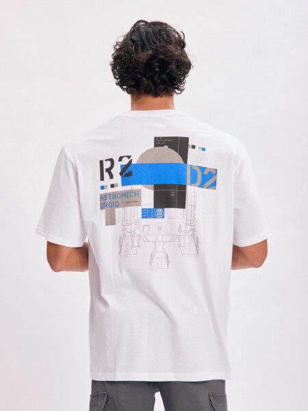 Remera oversize Star Wars Blanco
