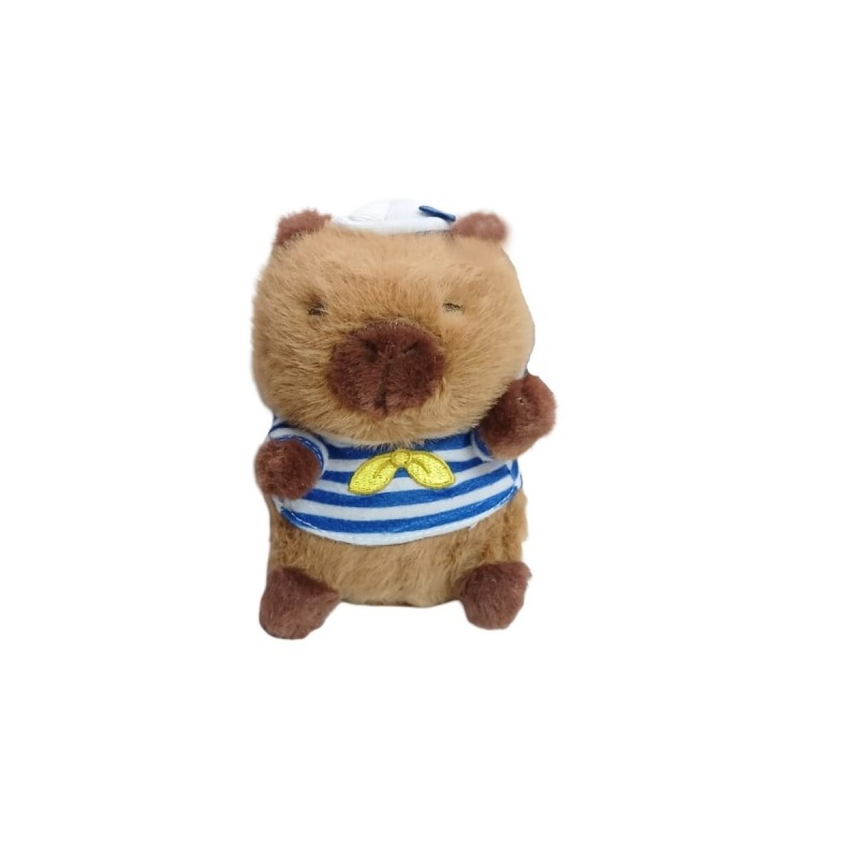 Peluche capibara con ropa - azul 