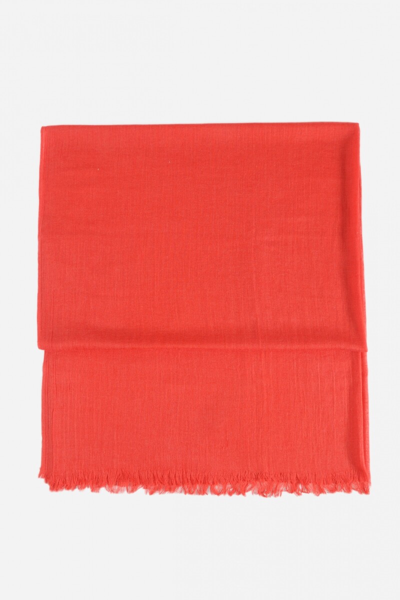 Pashmina lisa rojo