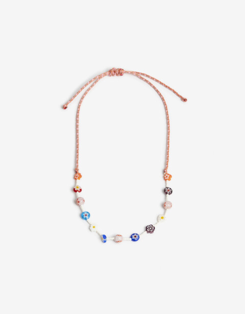 Collares Cortos Color Collar Corto Cordón Beas Para Niñas - Combinacion Multicolor