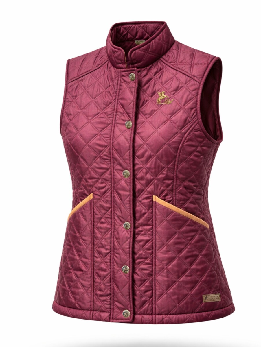 Chaleco Capitoneado con bolsillo frontal - Bordo 