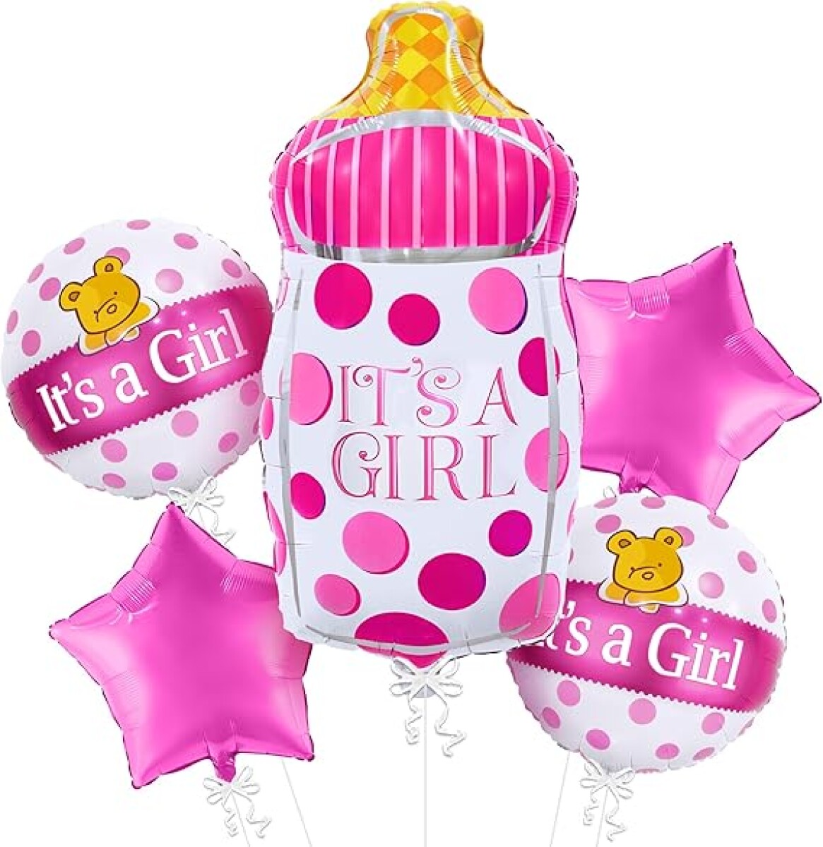 Set de Globo Baby Shower 5pcs - Rosado 