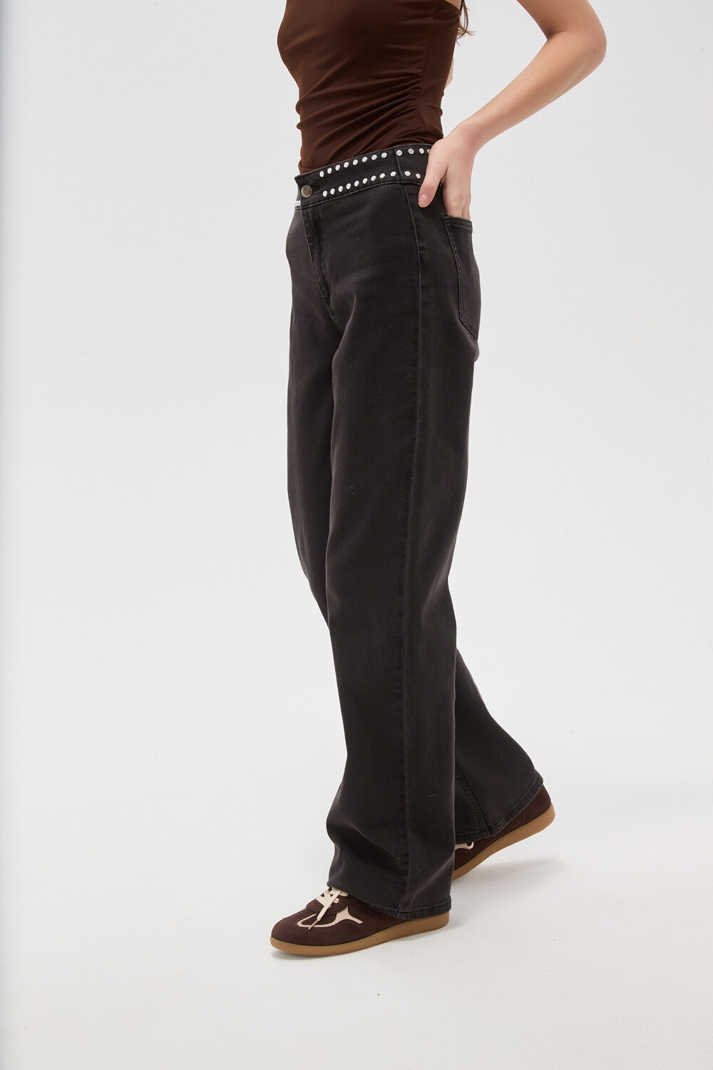 Pantalon Halvar Gris Oscuro