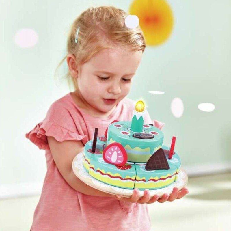 Juguete de madera Torta de cumpleaños interactiva +2 Hape Juguete De Madera Torta De Cumpleaños Interactiva +2 Hape