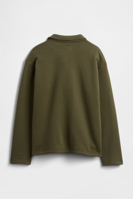 Buzo Tipo Polo Niño Olive Night