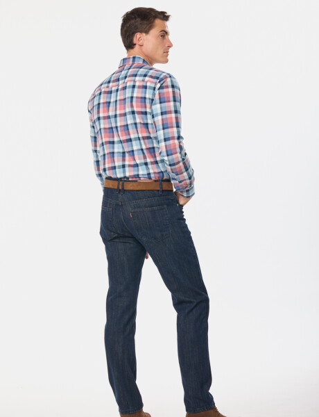 PANTALÓN DE JEAN CLÁSICO Azul oscuro
