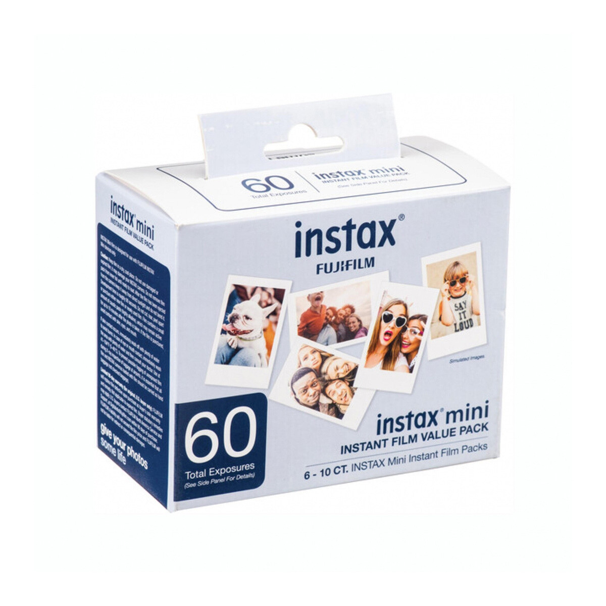 Cartucho Fujifilm Instax Mini Twin Pack 60 unidades 