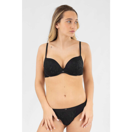 Soutien prefromado push up dracena Negro