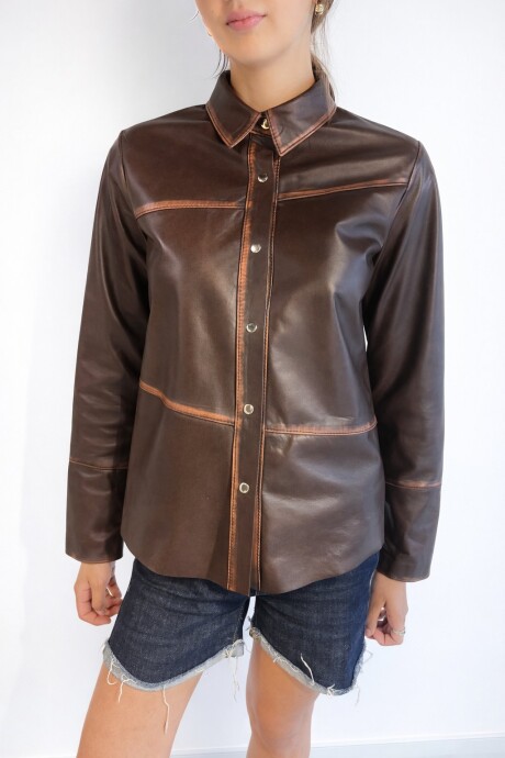 CAMISA RONCHAMPS MARRON