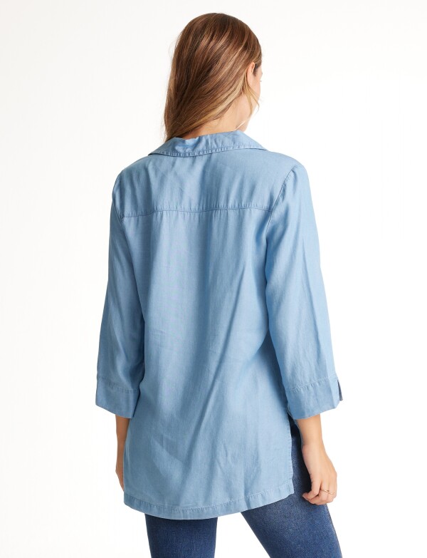 Blusa Lyocell JEAN CLARO