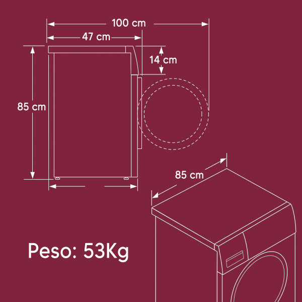 Lavarropas Xion Xi-lav60f 6 Kg LAVARROPAS XION 6KGS XI-LAV60F