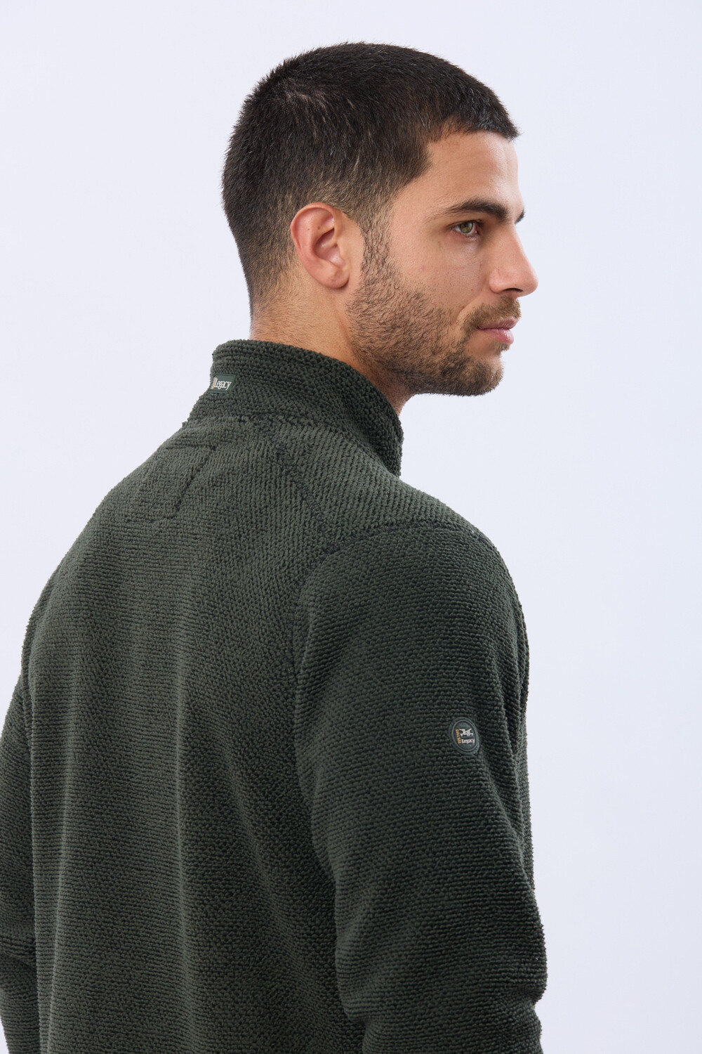 CAMPERA POLAR TEXTURADO GRUESO Verde