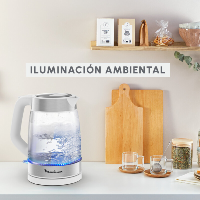 Jarra Eléctrica Moulinex Vidrio 1.7 Litros Jarra Eléctrica Moulinex Vidrio 1.7 Litros