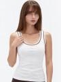 Musculosa Viran Marfil / Off White
