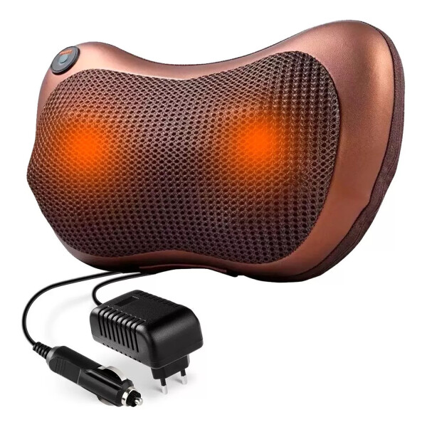 Pack Masajeador Eléctrico Shiatsu + Masajeador De Almohada PK MASAJEADOR SHIATSU + ALMOHADA 8028