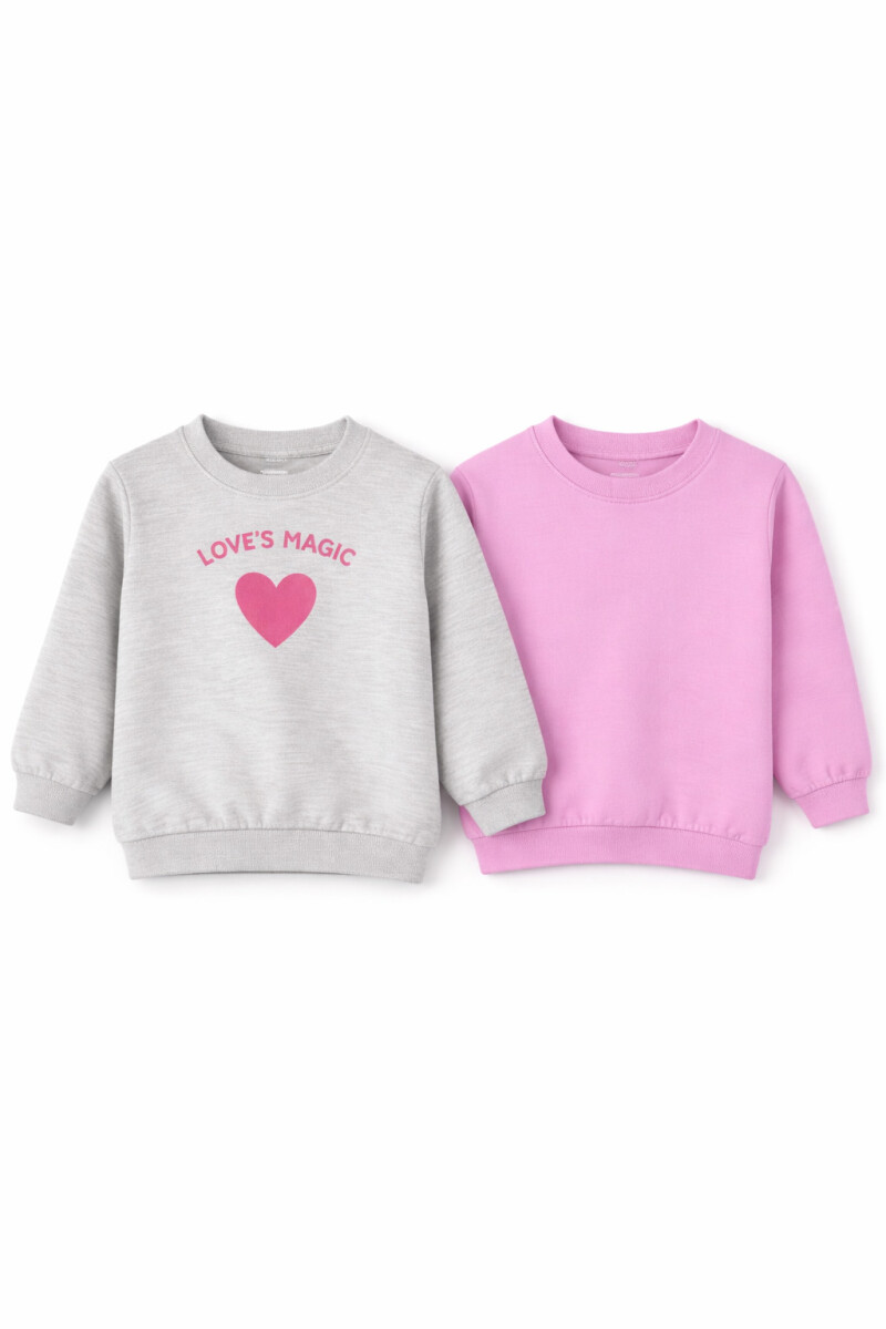 BUZO EMMA III PACK X 2 - ROSADO 
