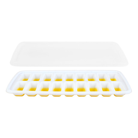 Cubetera de silicona con tapa de plastico Cubetera de silicona con tapa de plastico