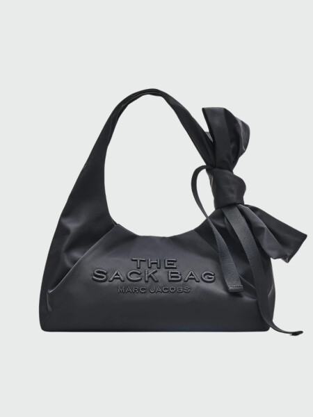 THE BOW NYLON SACK BAG Negro
