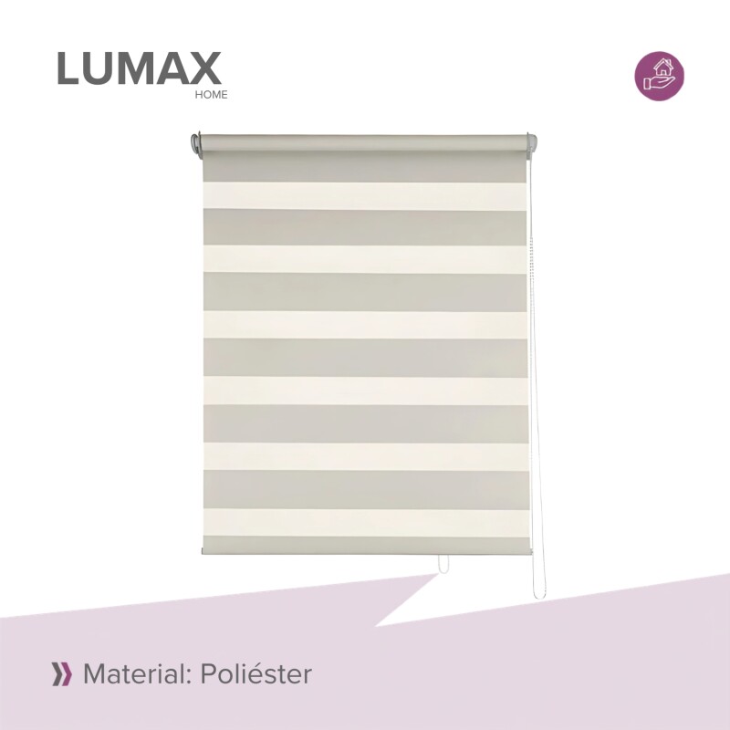 Cortina Roller Zebra Simple Lumax 1.2 X 2.1m Gran Calidad Beige