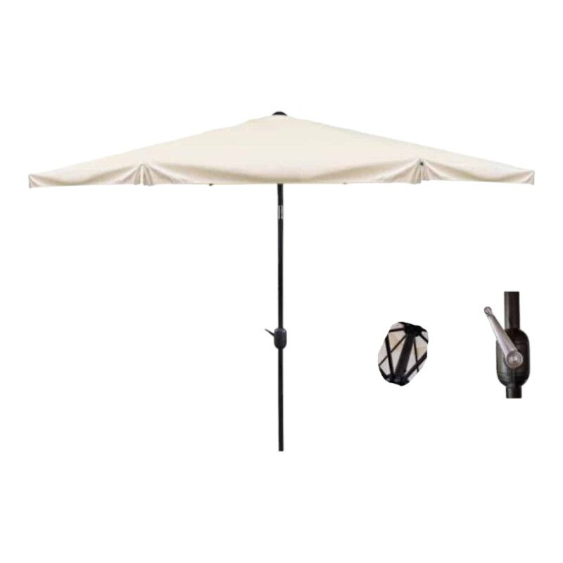 Sombrilla Jardín Acero 3M Roldana Sombrilla Jardín Acero 3M Roldana