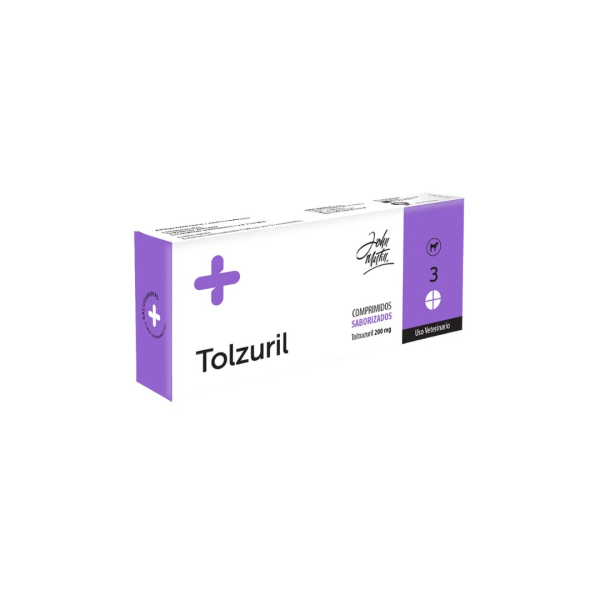 Tolzuril 200mg - Caja con 3 Comprimidos 